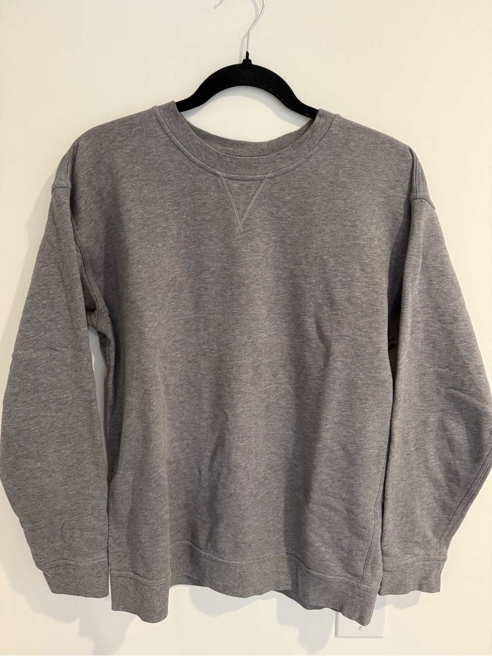 lululemon athletica Heather Grey Crewneck Pullover